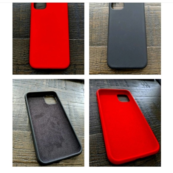 IPhone 11 Pro Max Cases Red Black Bundle - Picture 1 of 1